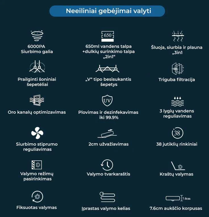 Dulkių siurblys - robotas ABIR G20S