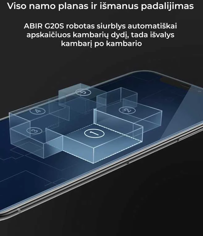 Dulkių siurblys - robotas ABIR G20S