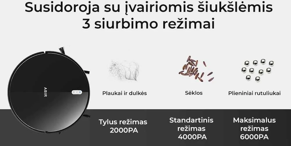 Dulkių siurblys - robotas ABIR G20S