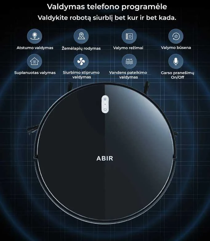 Dulkių siurblys - robotas ABIR G20S