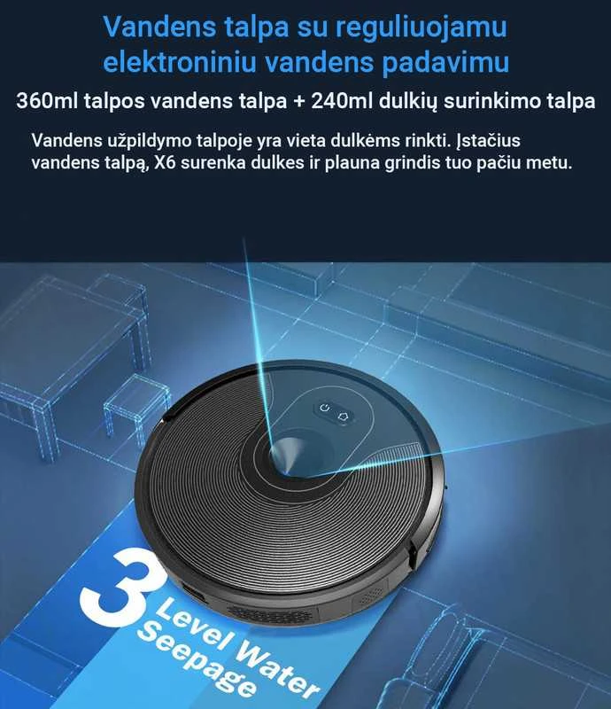 Dulkių siurblys - robotas ABIR X6