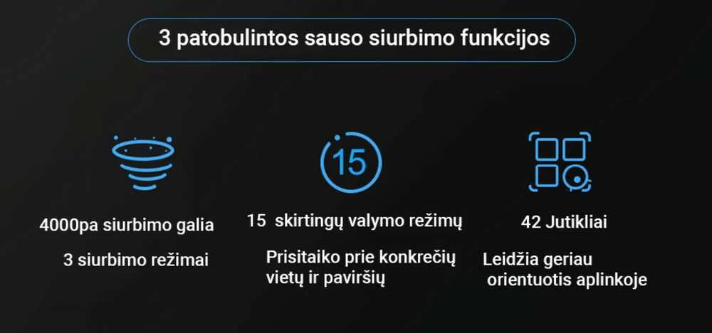 Dulkių siurblys - robotas ABIR X6