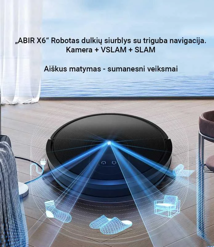 Dulkių siurblys - robotas ABIR X6