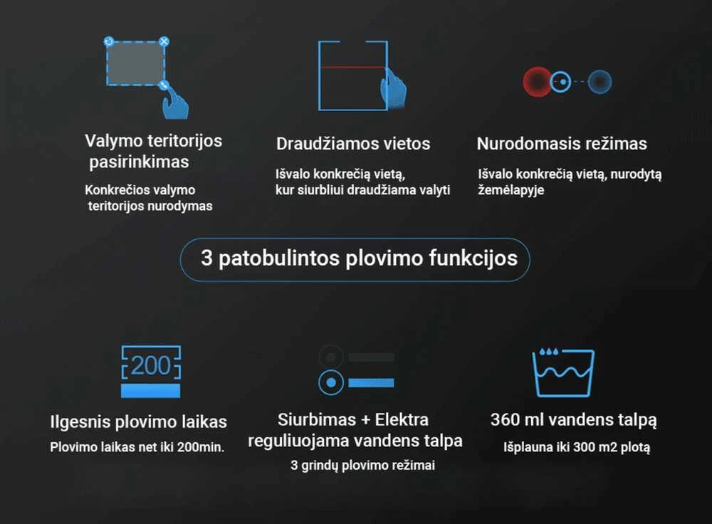 Dulkių siurblys - robotas ABIR X6