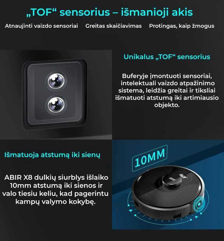 Dulkių siurblys - robotas ABIR X8