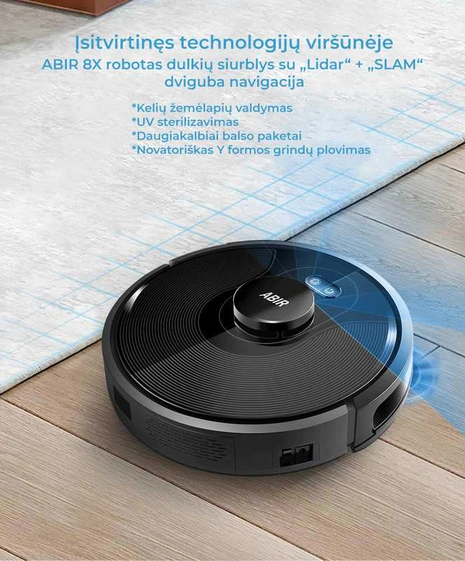 Dulkių siurblys - robotas ABIR X8