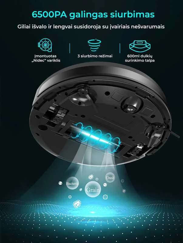 Dulkių siurblys - robotas ABIR X8