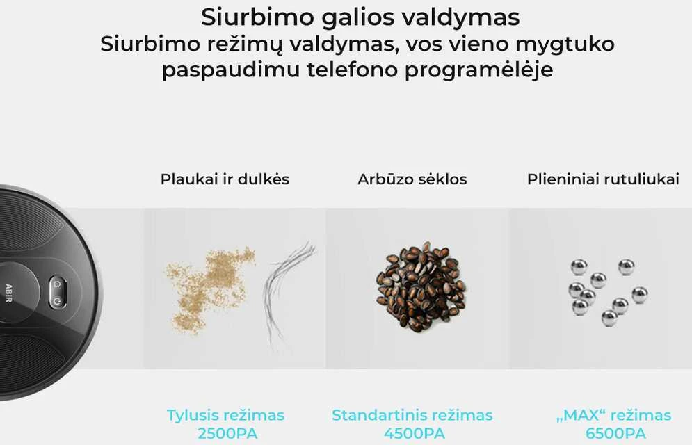 Dulkių siurblys - robotas ABIR X8