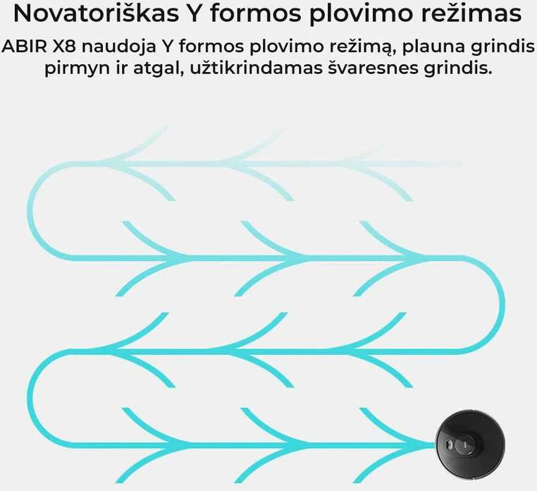 Dulkių siurblys - robotas ABIR X8