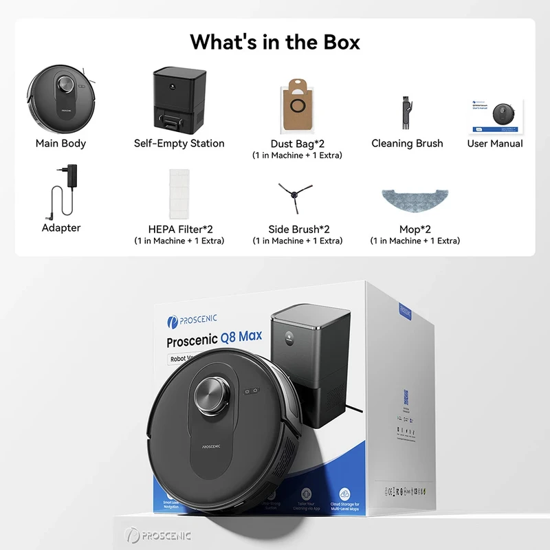 Dulkių siurblys - robotas Proscenic Q8 Max