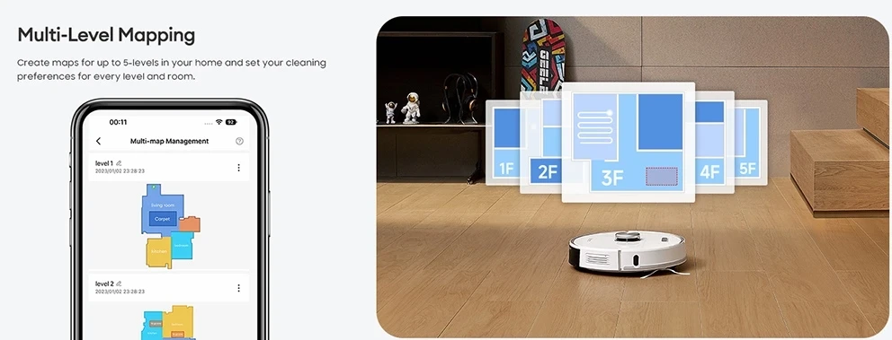 Dulkių siurblys - robotas Ultenic T10 Pro