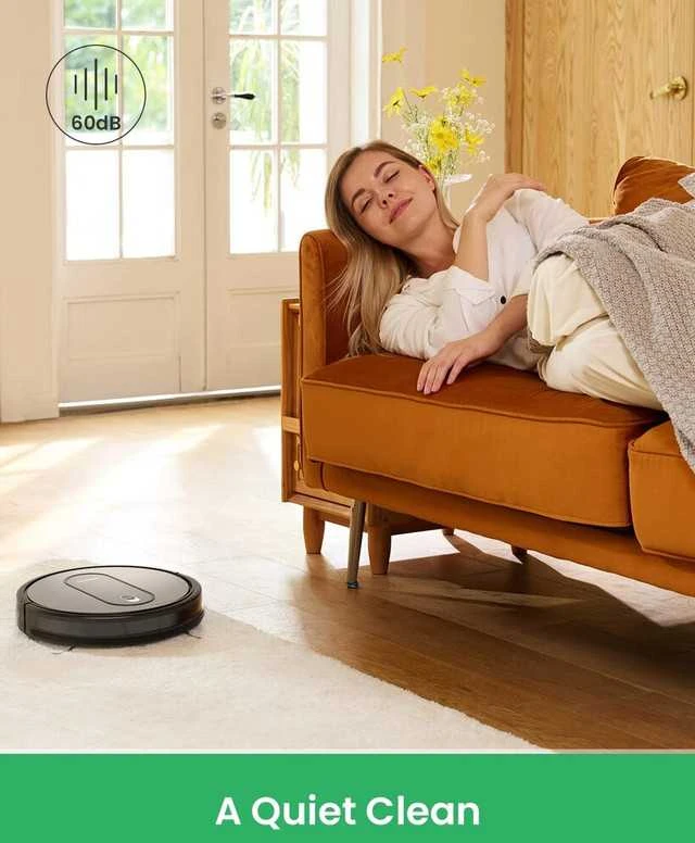 Dulkių siurblys - robotas   Vactidy V9, Juodos spalvos