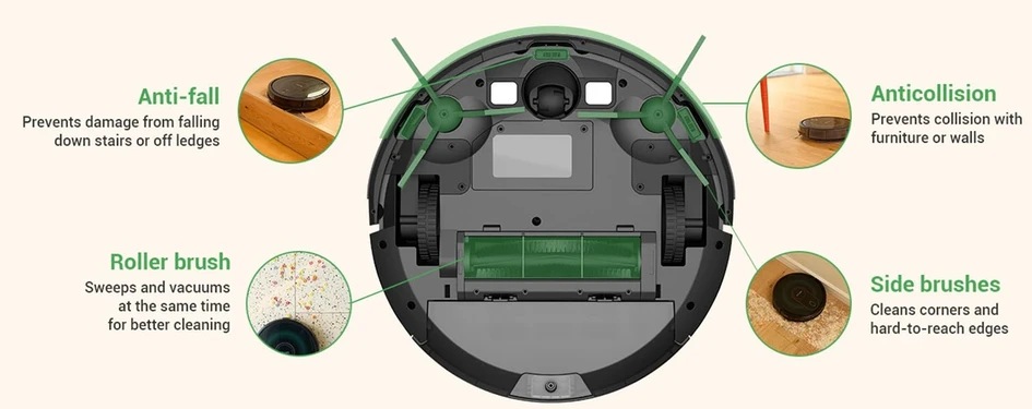 Dulkių siurblys - robotas Vactidy T8