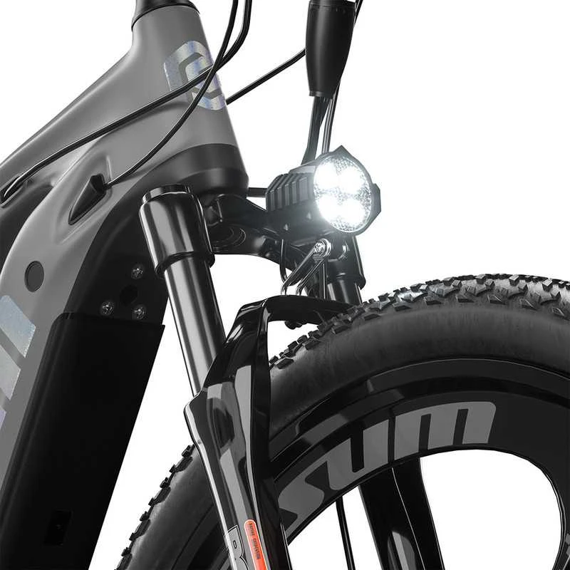 Elektrinis dviratis Cysum M520, 29", 500W, 14Ah LG, juodas