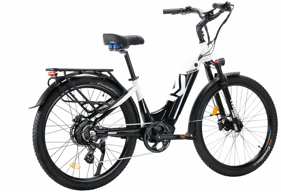 Elektrinis dviratis Cysum Panda, 27,5", 500W, 14Ah, juodas
