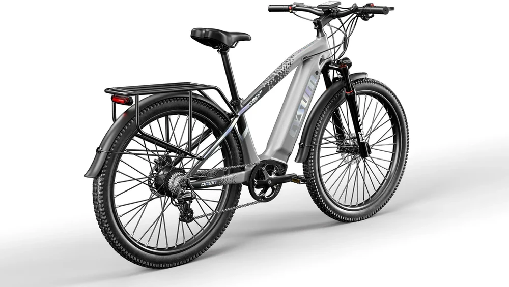Elektrinis dviratis Cysum Speedy, 27,5", 500W, 14Ah, pilkas