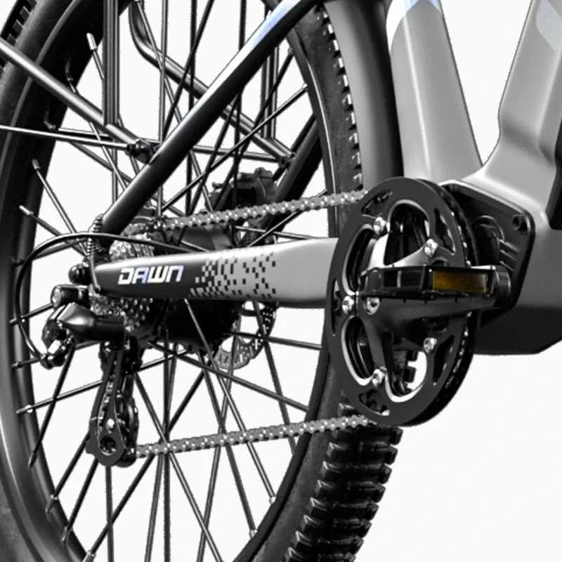 Elektrinis dviratis Cysum Speedy, 27,5", 500W, 14Ah, pilkas