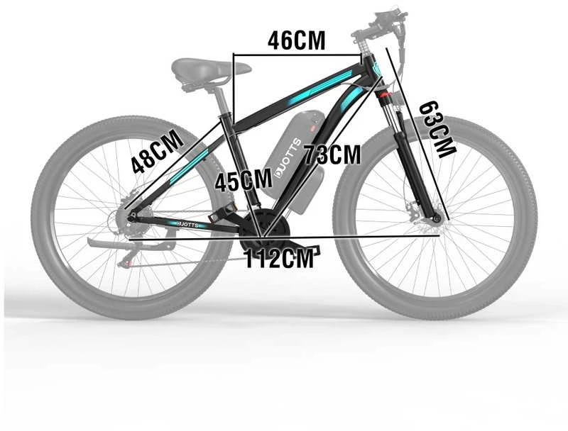 Elektrinis dviratis Duotts C29, 29", 750W, 15Ah, juodas