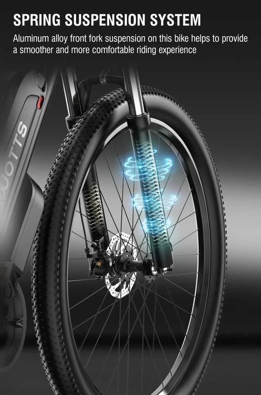 Elektrinis dviratis Duotts C29, 29", 750W, 15Ah, juodas
