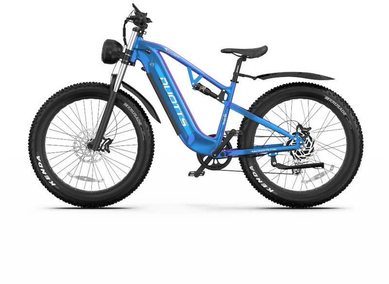 Elektrinis dviratis DUOTTS E26 Hybrid, 26", 750W, 20Ah SAMSUNG, mėlynas