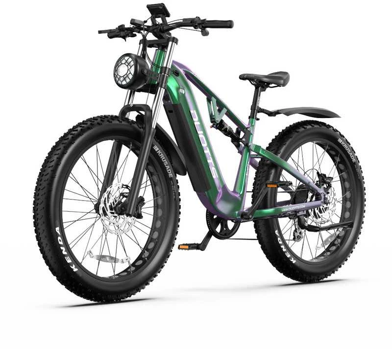 Elektrinis dviratis DUOTTS E26 Hybrid, 26", 750W, 20Ah SAMSUNG, žalias