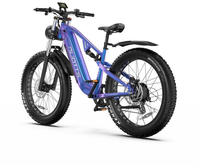 Elektrinis dviratis DUOTTS E26 Hybrid, 26", 750W, 20Ah SAMSUNG, mėlynas