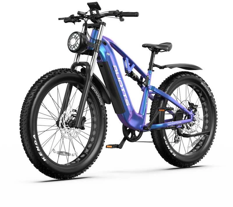 Elektrinis dviratis DUOTTS E26 Hybrid, 26", 750W, 20Ah SAMSUNG, mėlynas