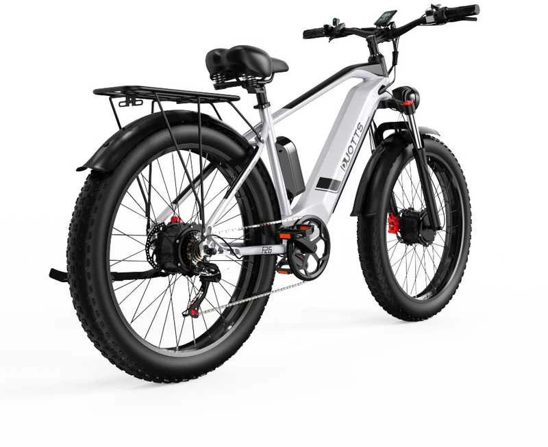 Elektrinis dviratis Duotts F26, 26", 1500W, 17,5Ah LG, pilkas
