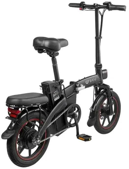 Elektrinis dviratis DYU A5, 14", 250W, 7,5Ah, juodas