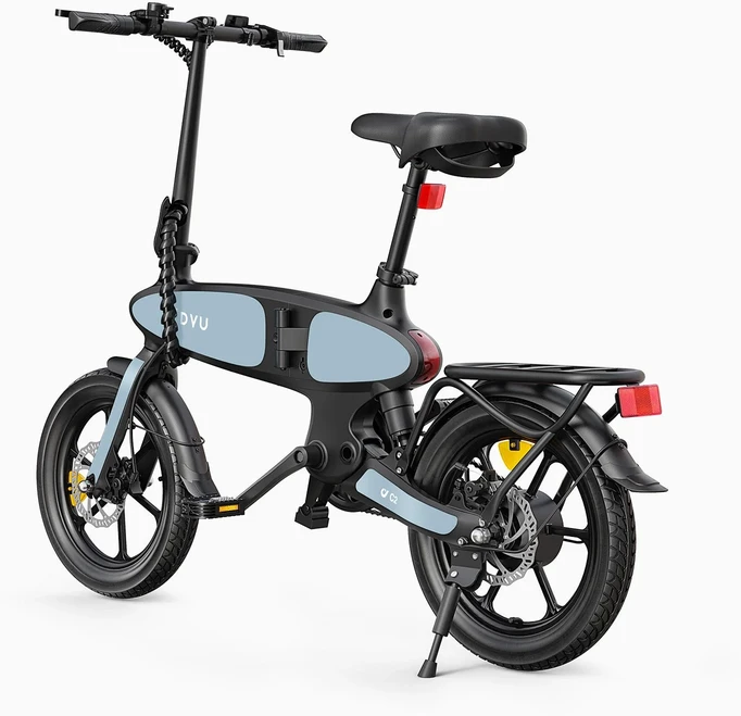 Elektrinis dviratis DYU C2, 16", 250W, 7,5Ah, mėlynas