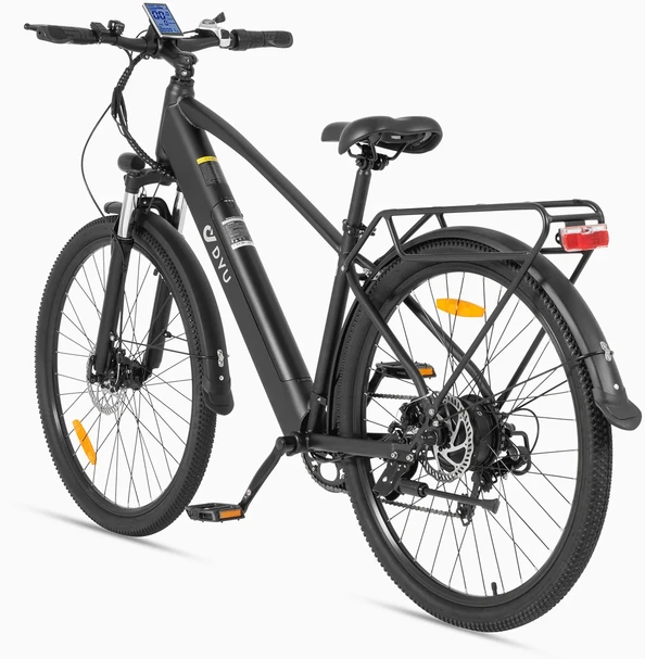 Elektrinis dviratis DYU C5, 26", 500W, 10Ah, juodas