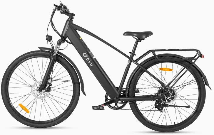 Elektrinis dviratis DYU C5, 26", 500W, 10Ah, juodas
