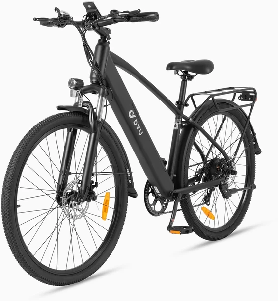 Elektrinis dviratis DYU C5, 26", 500W, 10Ah, juodas