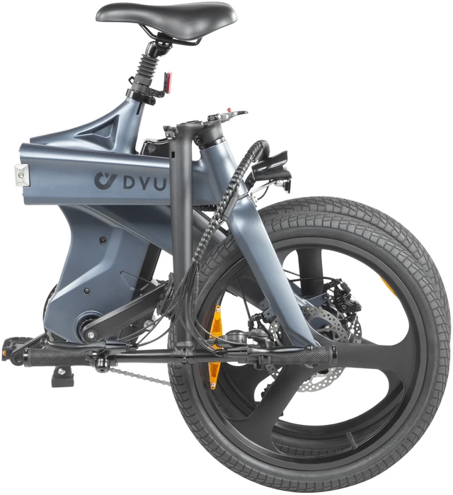 Elektrinis dviratis DYU T1, 20", 250W, 10Ah, pilkas