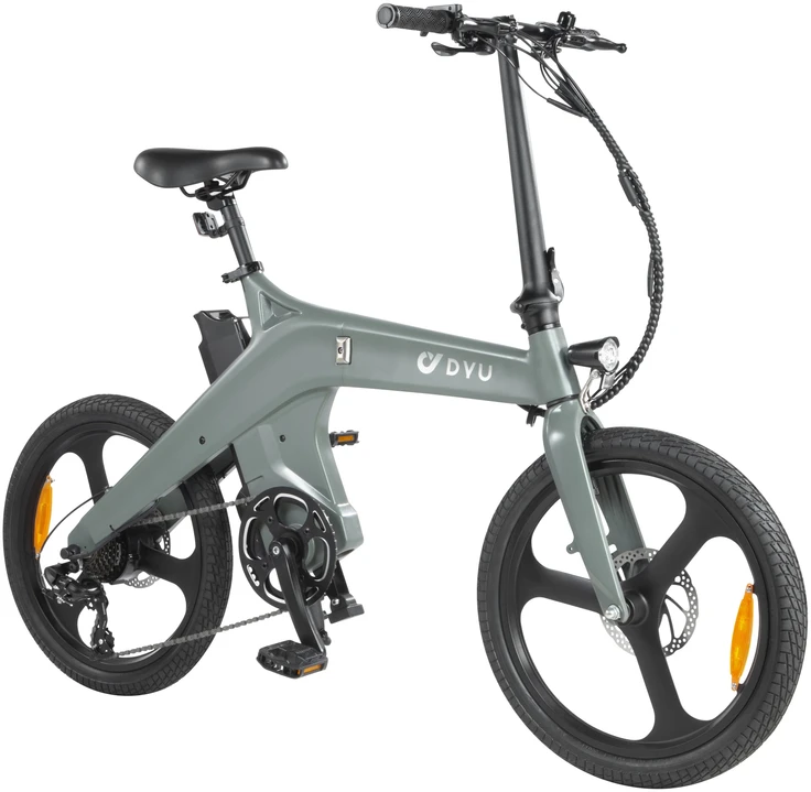 Elektrinis dviratis DYU T1, 20", 250W, 10Ah, žalias