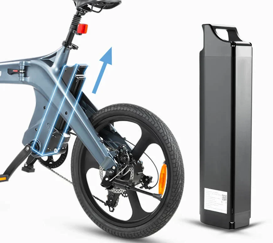 Elektrinis dviratis DYU T1, 20", 250W, 10Ah, žalias
