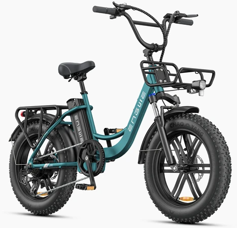 Elektrinis dviratis Engwe L20 Boost 20", 250W, 13Ah, mėlynas