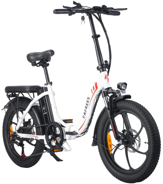 Elektrinis dviratis Fafrees F20 20", baltas, 250W, 16Ah