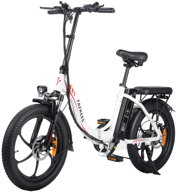 Elektrinis dviratis Fafrees F20 20", baltas, 250W, 16Ah