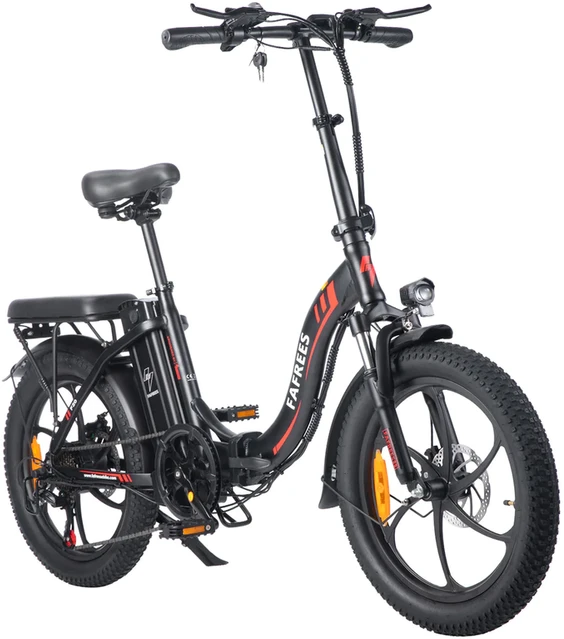 Elektrinis dviratis Fafrees F20 20", juodas, 250W, 16Ah
