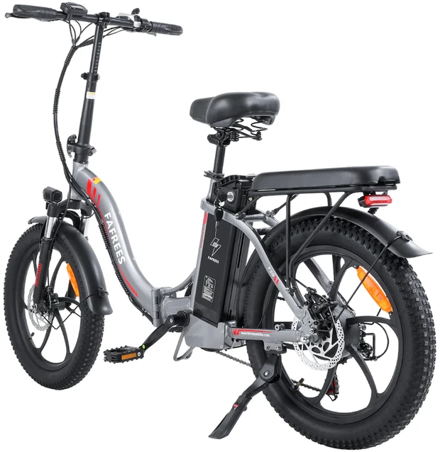 Elektrinis dviratis Fafrees F20 20", pilkas, 250W, 16Ah