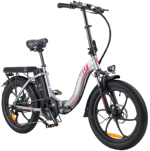 Elektrinis dviratis Fafrees F20 20", pilkas, 250W, 16Ah