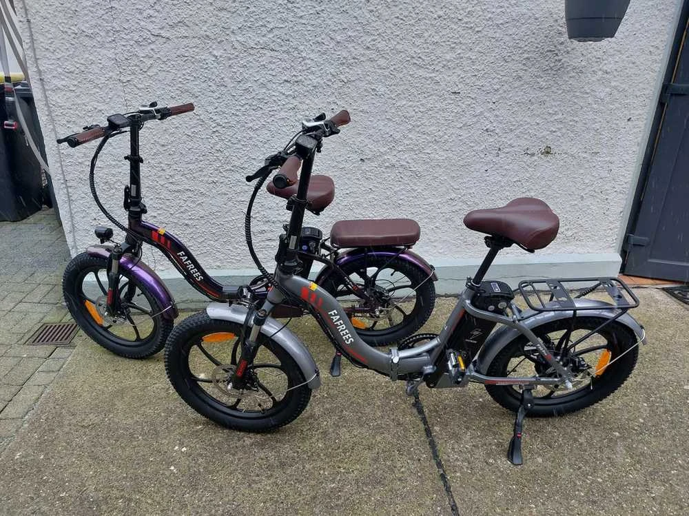 Elektrinis dviratis Fafrees F20 20", raudonas, 250W, 16Ah