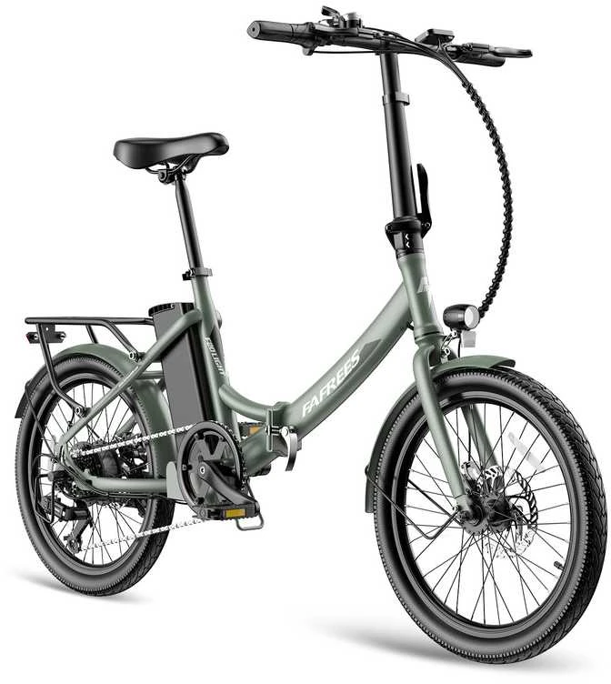 Elektrinis dviratis FAFREES F20 Light, 20", žalias, 250W, 16,75Ah