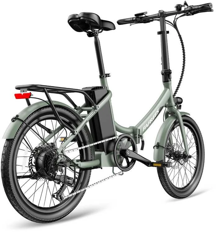 Elektrinis dviratis FAFREES F20 Light, 20", žalias, 250W, 16,75Ah
