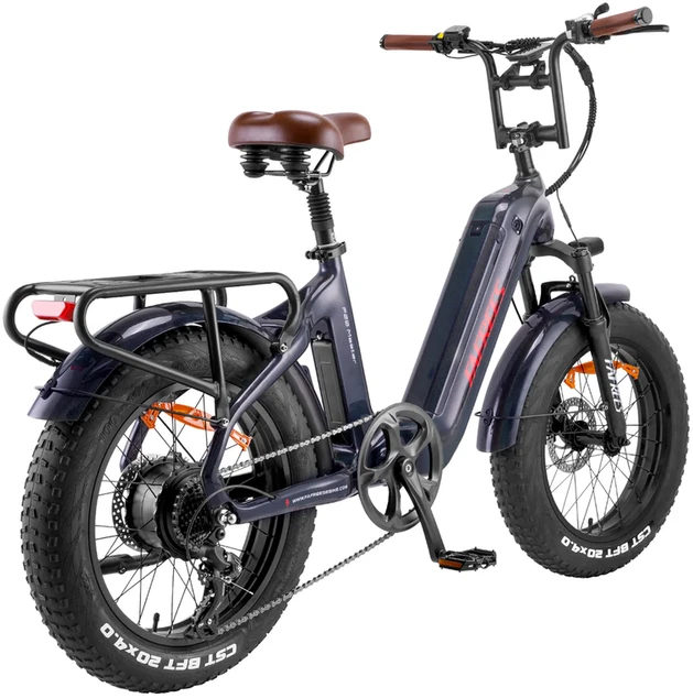 Elektrinis dviratis Fafrees F20 Master 20", pilkas, 500W, 22,5Ah