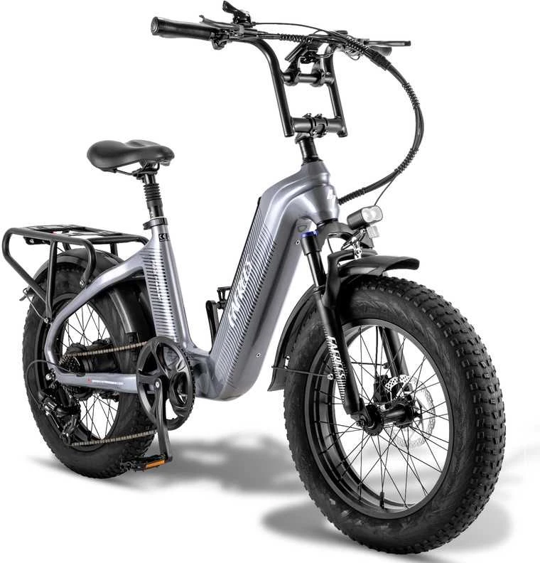 Elektrinis dviratis Fafrees F20 Master, 20", pilkas, 500W, 22,5Ah
