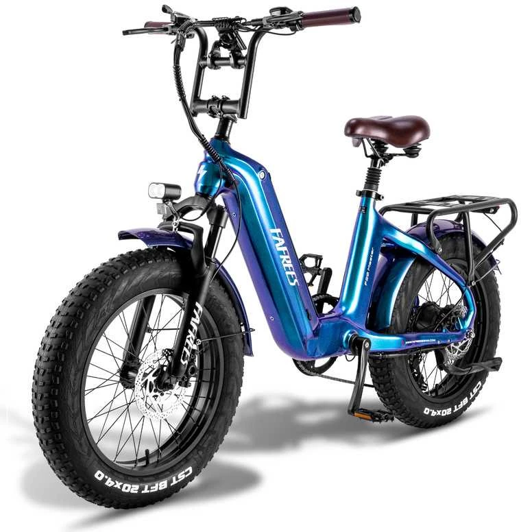 Elektrinis dviratis Fafrees F20 Master, 20", mėlynas, 500W, 22,5Ah