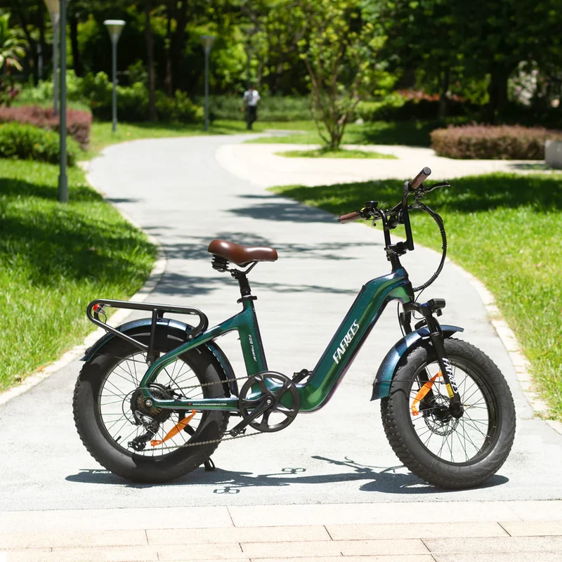 Elektrinis dviratis Fafrees F20 Master, 20", žalias, 500W, 22,5Ah