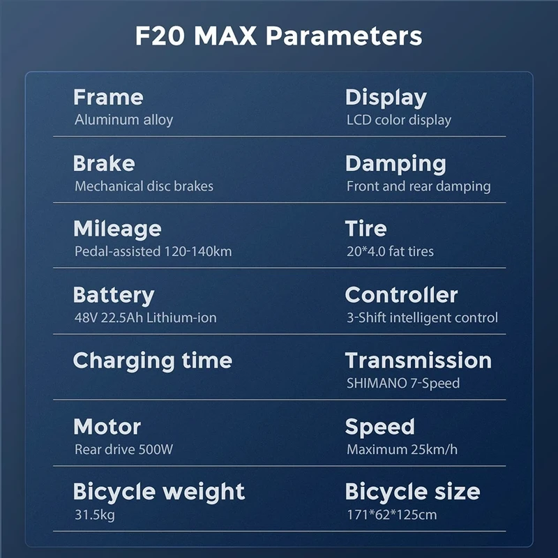 Elektrinis dviratis FAFREES F20 Max, 20", pilkas, 500W, 22,5Ah